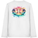 Tropical Sunset Glasses - Organic Longsleeve