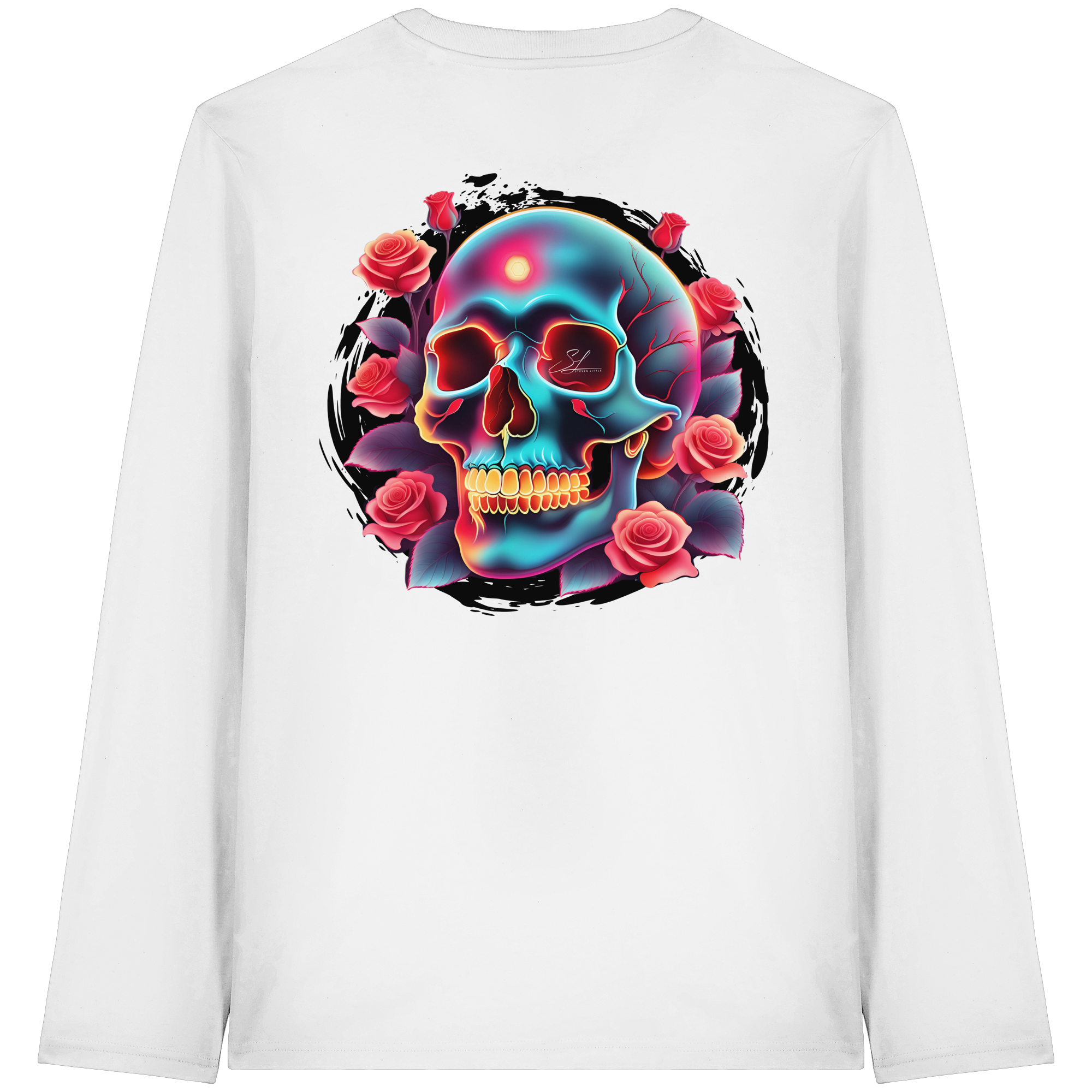 Glow Skull - T-shirt à manches longues bio