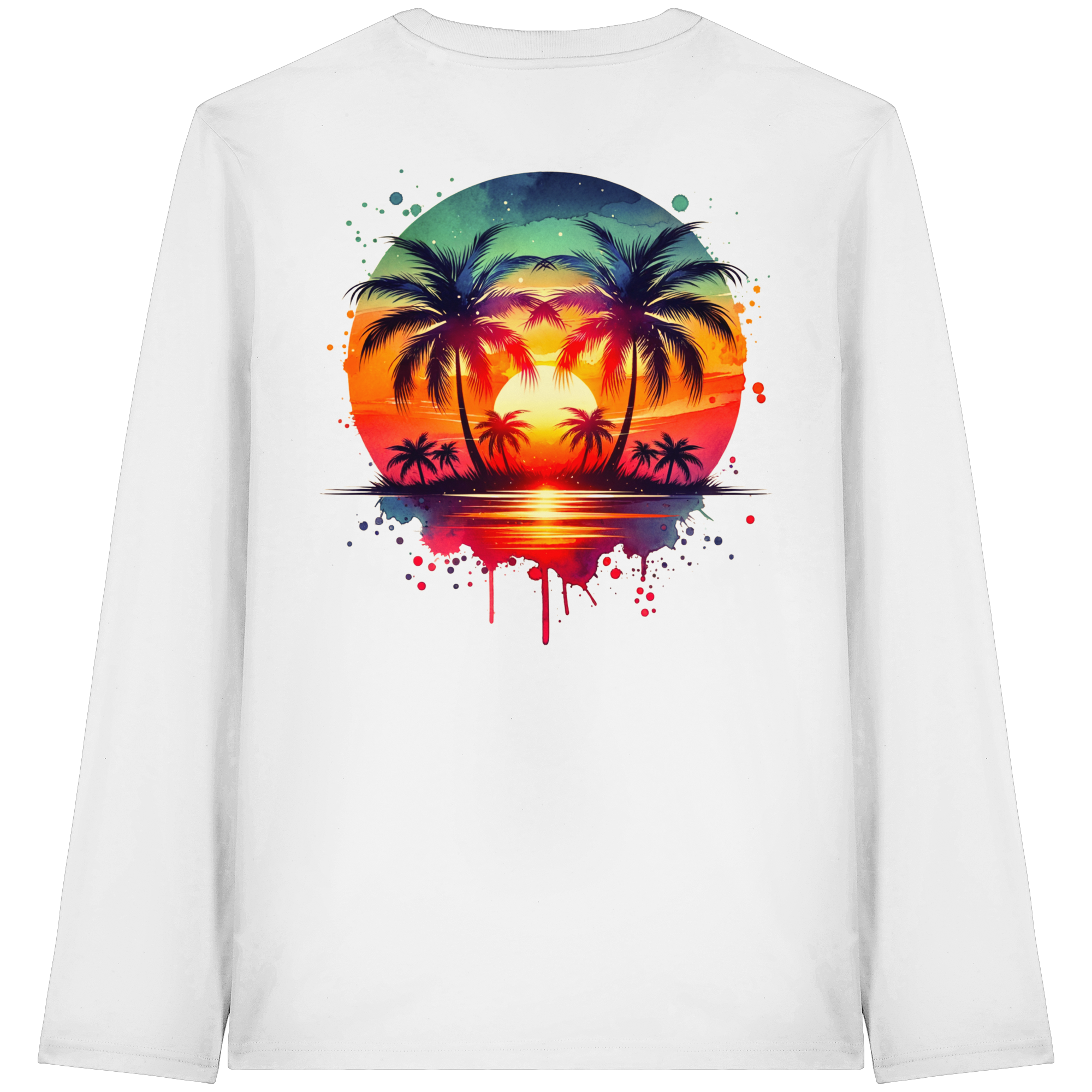 Tropical Sunset - Organic Longsleeve