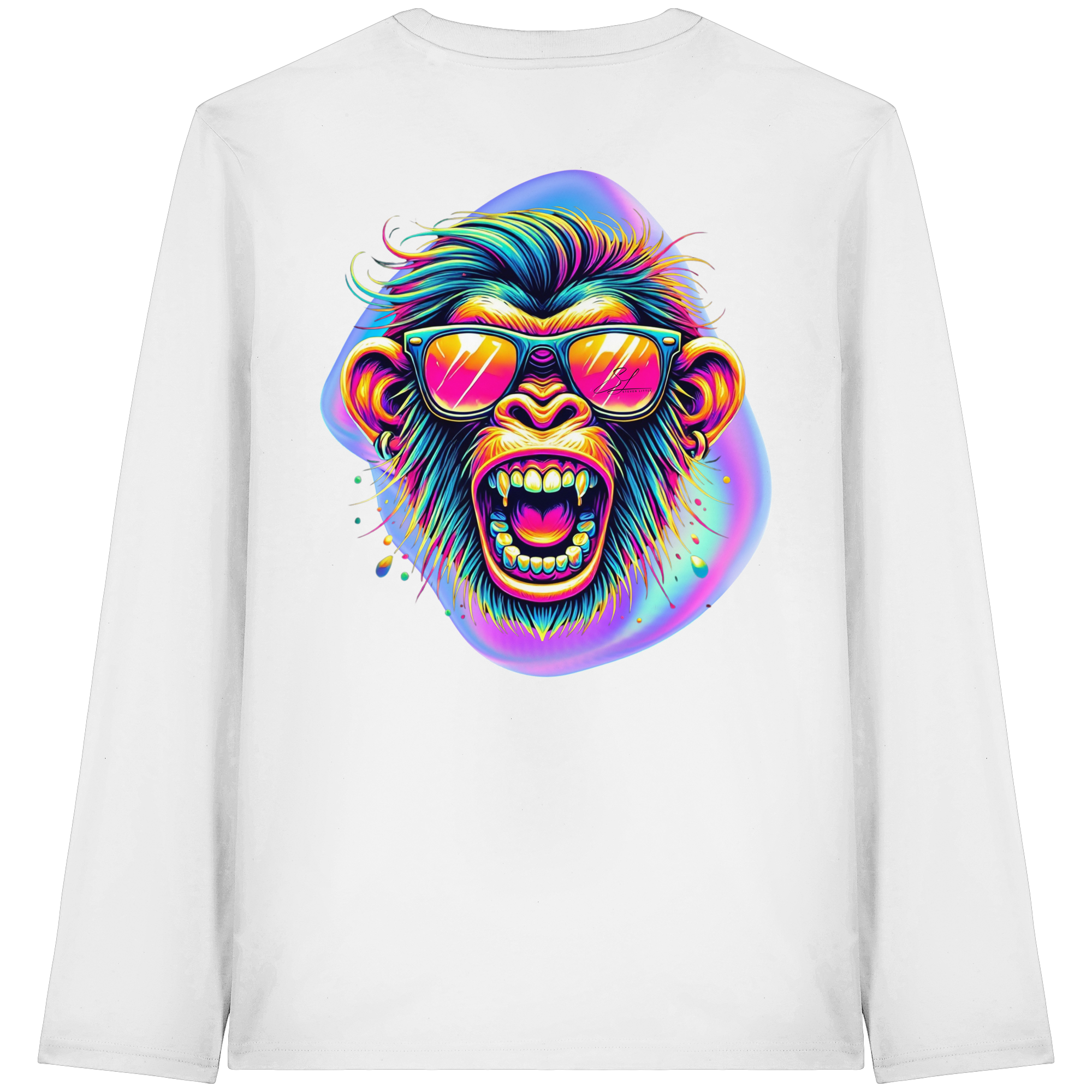 Crazy Chimp - T-shirt à manches longues bio