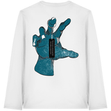 Statement Hand - T-shirt à manches longues bio