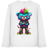 Punk Neon Teddy - Organic Longsleeve