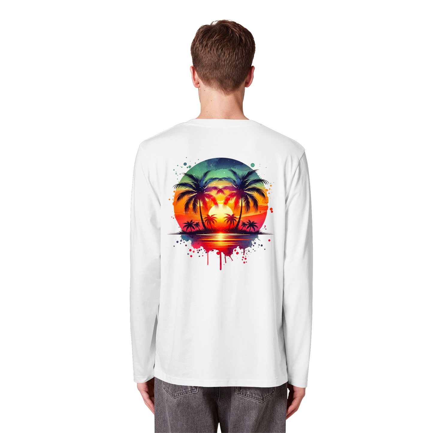 Tropical Sunset - Organic Longsleeve
