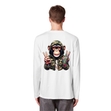 Jungle Ink Monkey - Organic Longsleeve