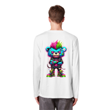 Punk Neon Teddy - Organic Longsleeve