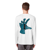 Statement Hand - T-shirt à manches longues bio