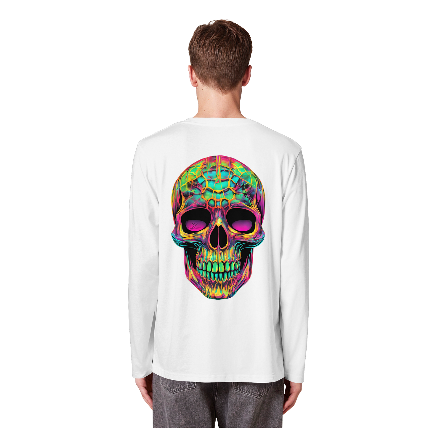 Psychedelic Skull - Organic Longsleeve