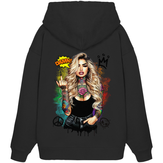 Ink Queen - Organic Oversize Hoodie