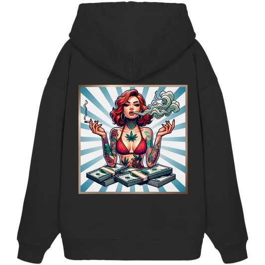 Rebel Rich - Sweat à capuche oversize bio