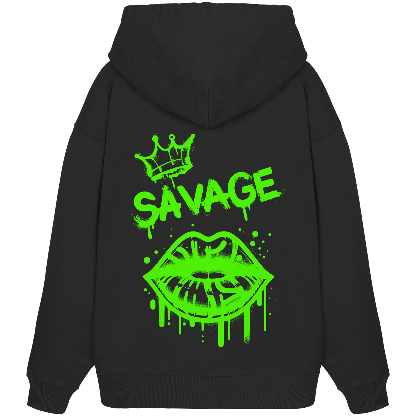 Kiss of Attitude - Organic Oversize Hoodie