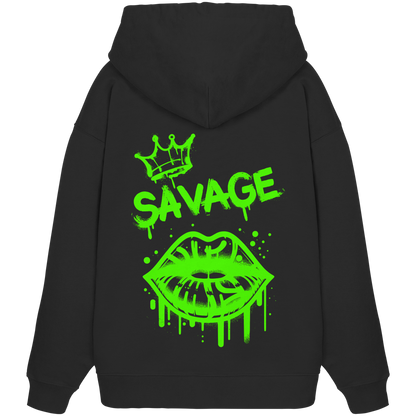 Kiss of Attitude - Organic Oversize Hoodie