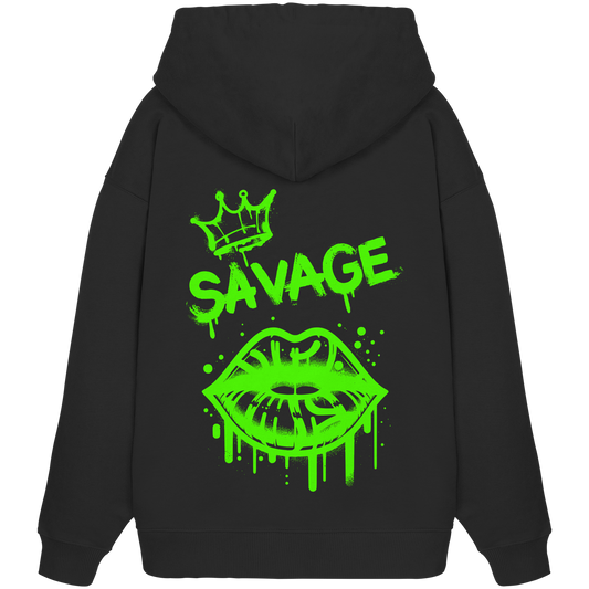 Kiss of Attitude - Organic Oversize Hoodie