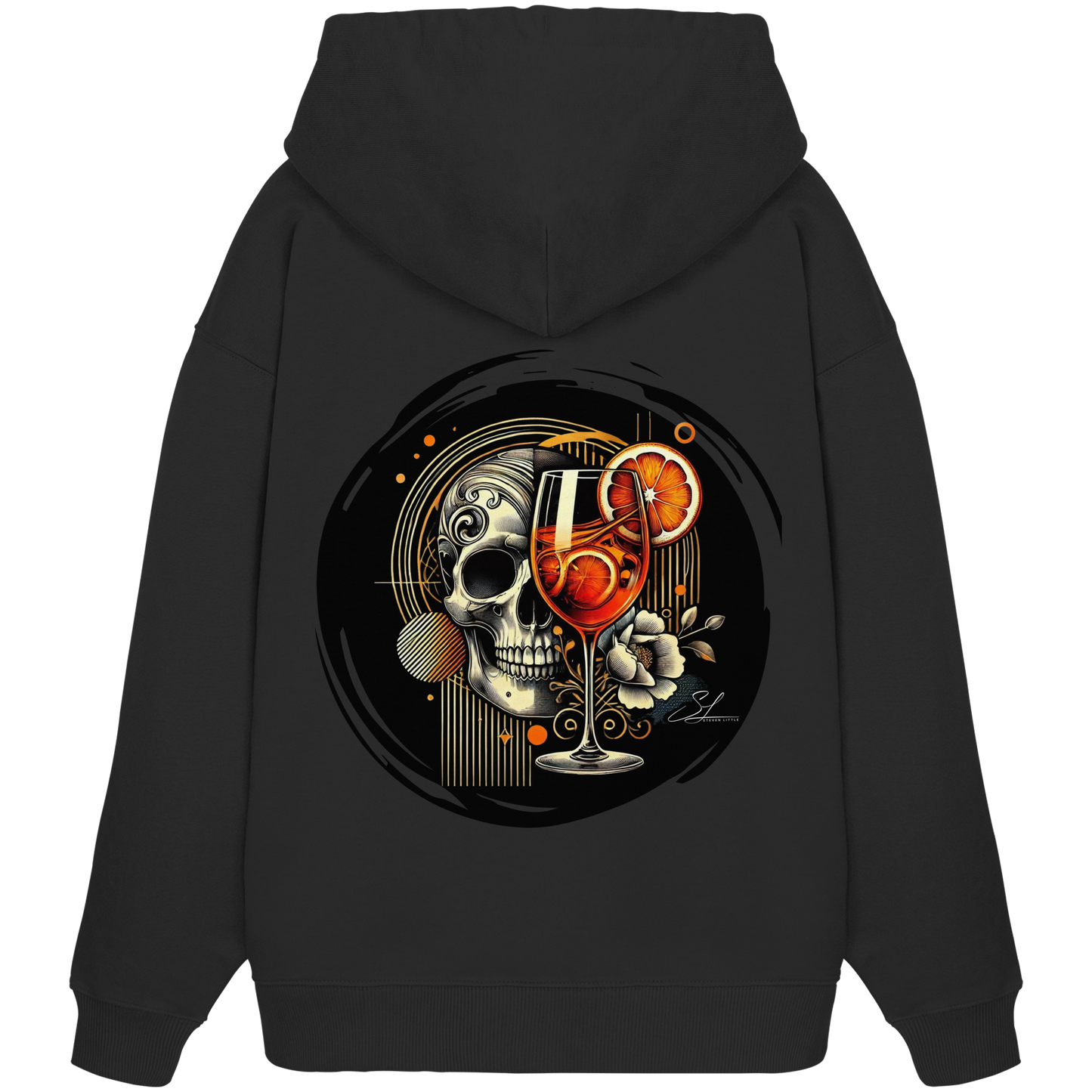 Esprit de la nuit - Sweat à capuche oversize bio