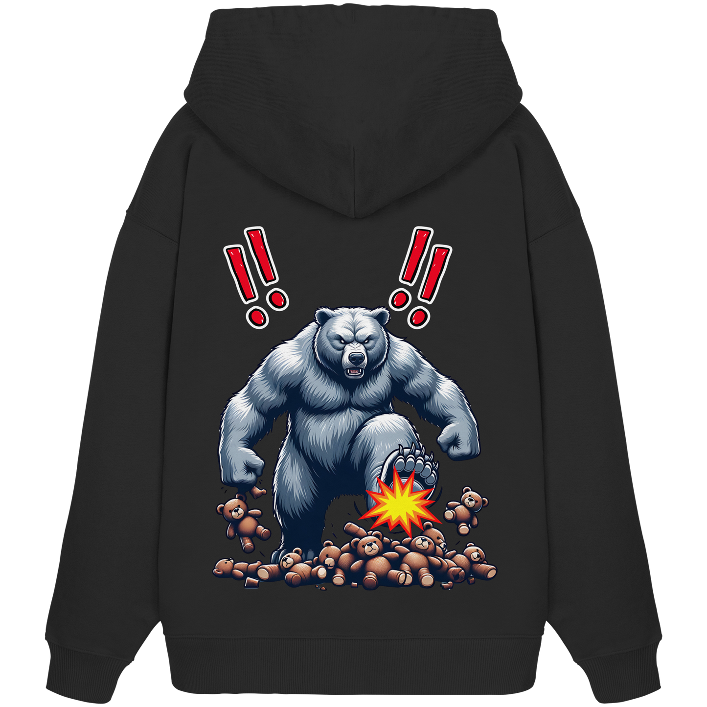 Teddy Terror - Organic Oversized Hoodie