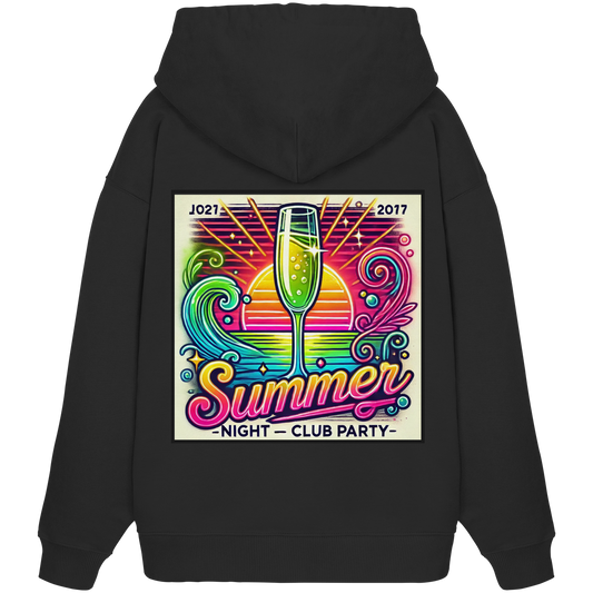 Summer Party Vibes - Organic Oversize Hoodie