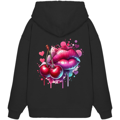 Cherry Kiss - Organic Oversize Hoodie