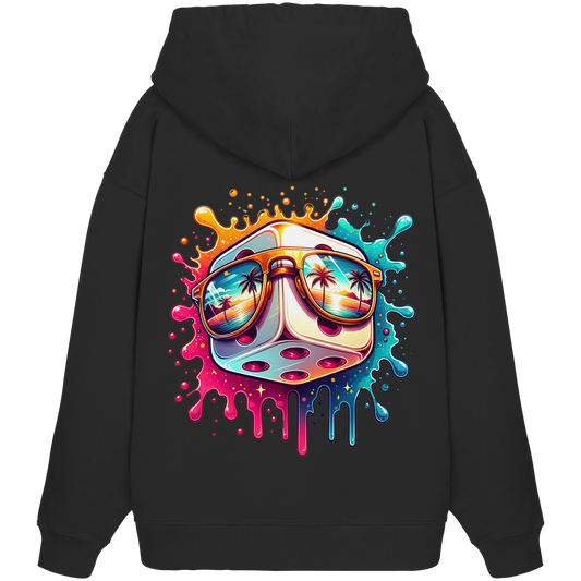 Sunset Vibes Dice - Organic Oversize Hoodie