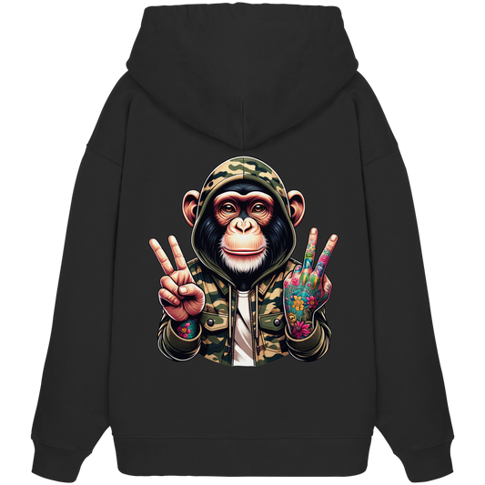 Jungle Ink Monkey - Organic Oversize Hoodie
