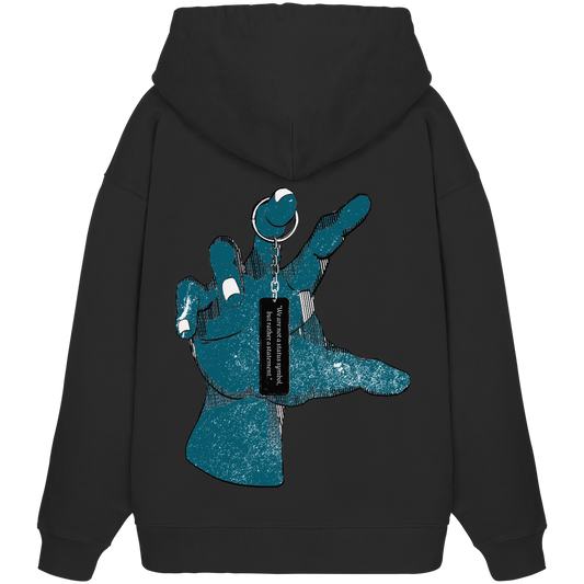 Statement Hand - Organic Oversize Hoodie