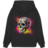 Floral Skull - Organic Oversize Hoodie