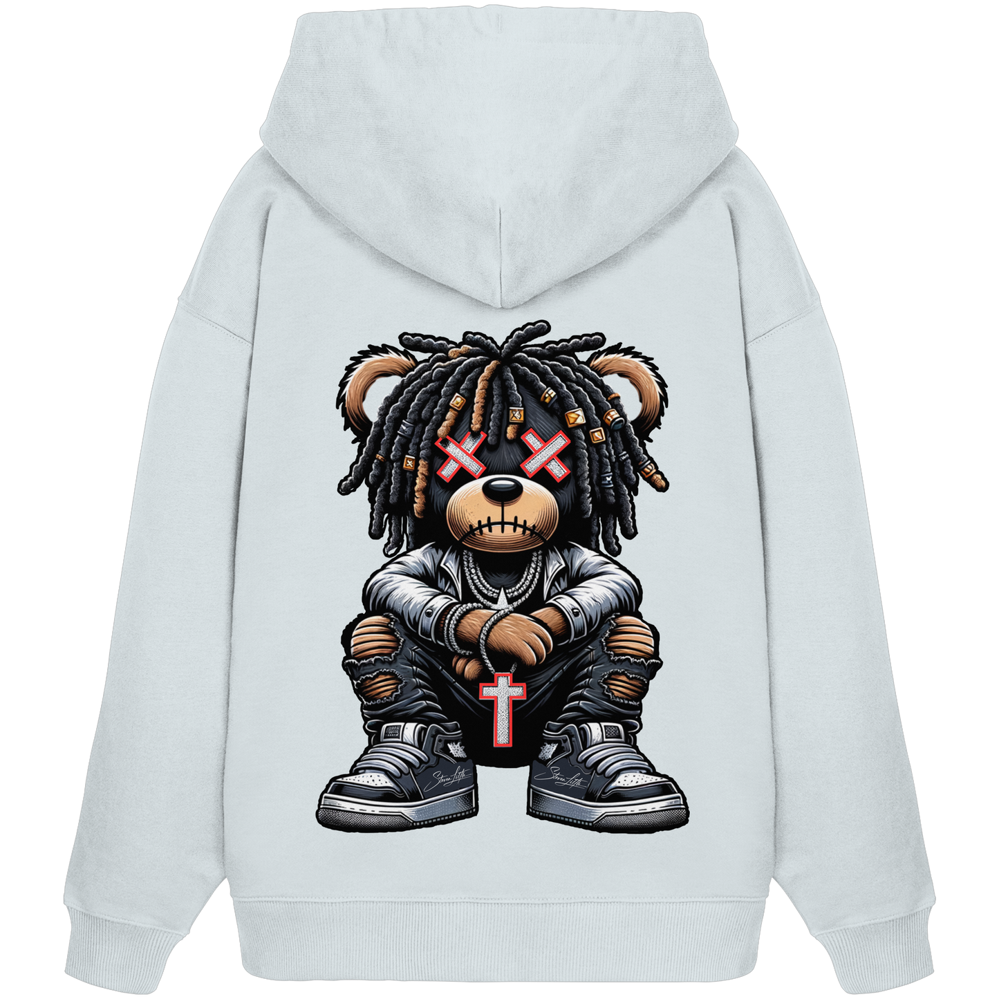 Badass Teddy - Organic Oversized Hoodie