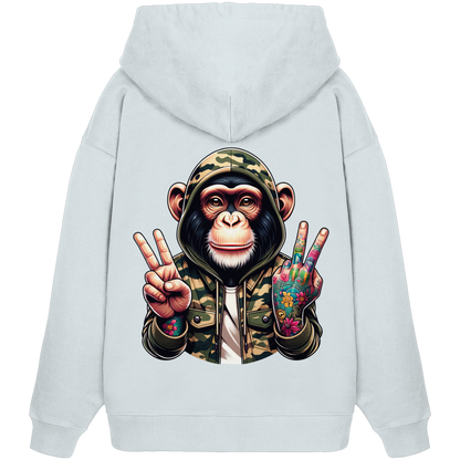 Jungle Ink Monkey - Organic Oversized Hoodie