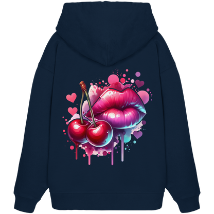 Cherry Kisses - Organic Oversize Hoodie