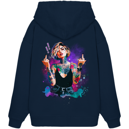 Rebel Rose - Organic Oversize Hoodie