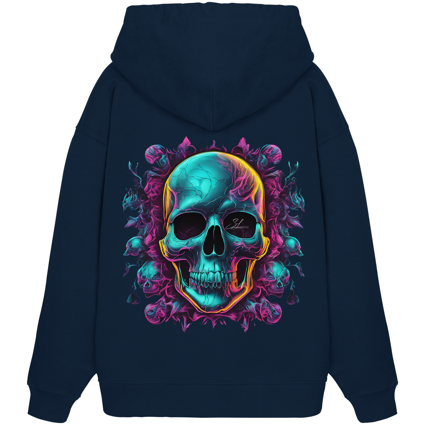 Galactic Skull - Organic Oversize Hoodie