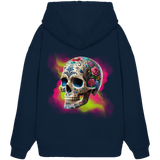 Floral Skull - Organic Oversize Hoodie