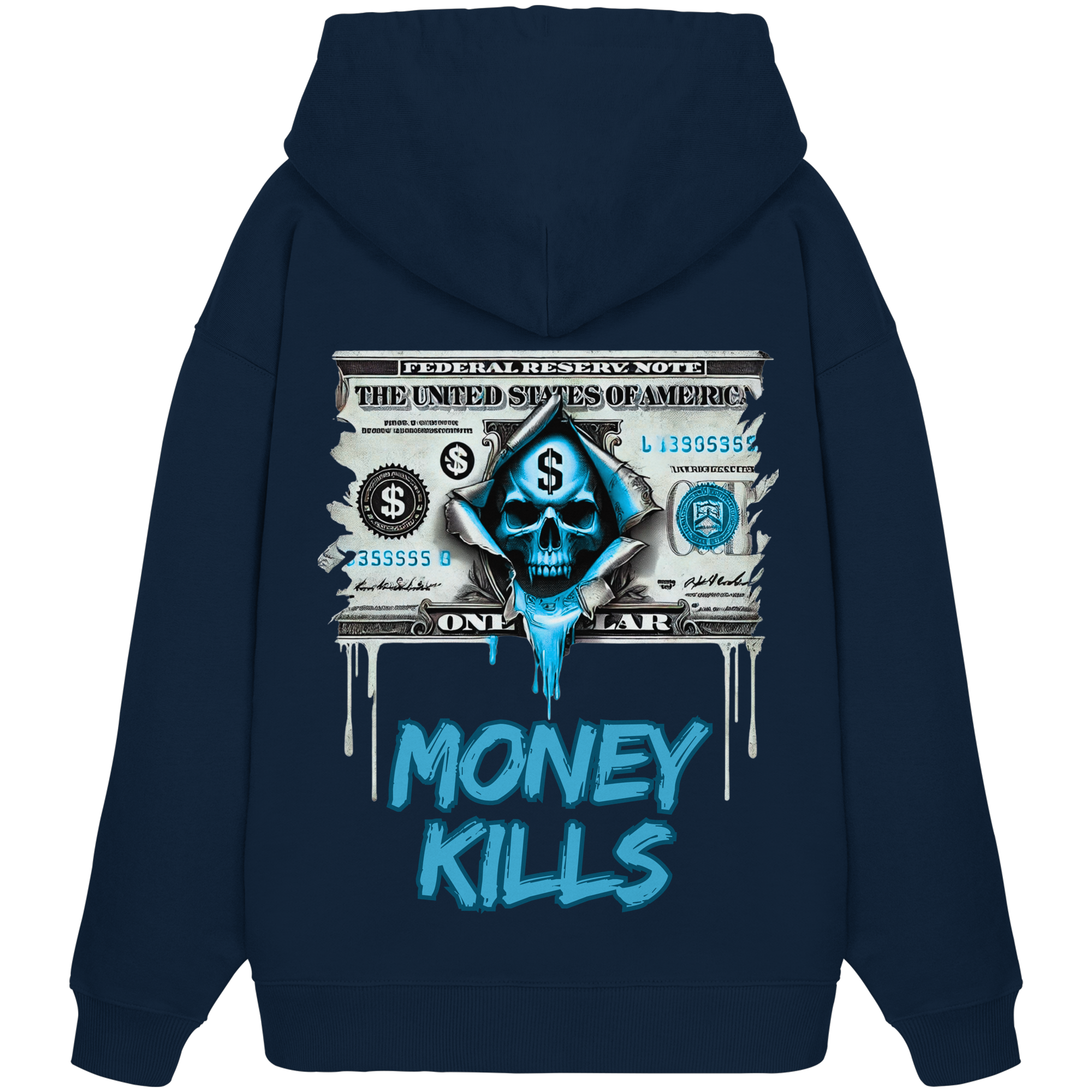 Money Kills - Organic Oversize Hoodie