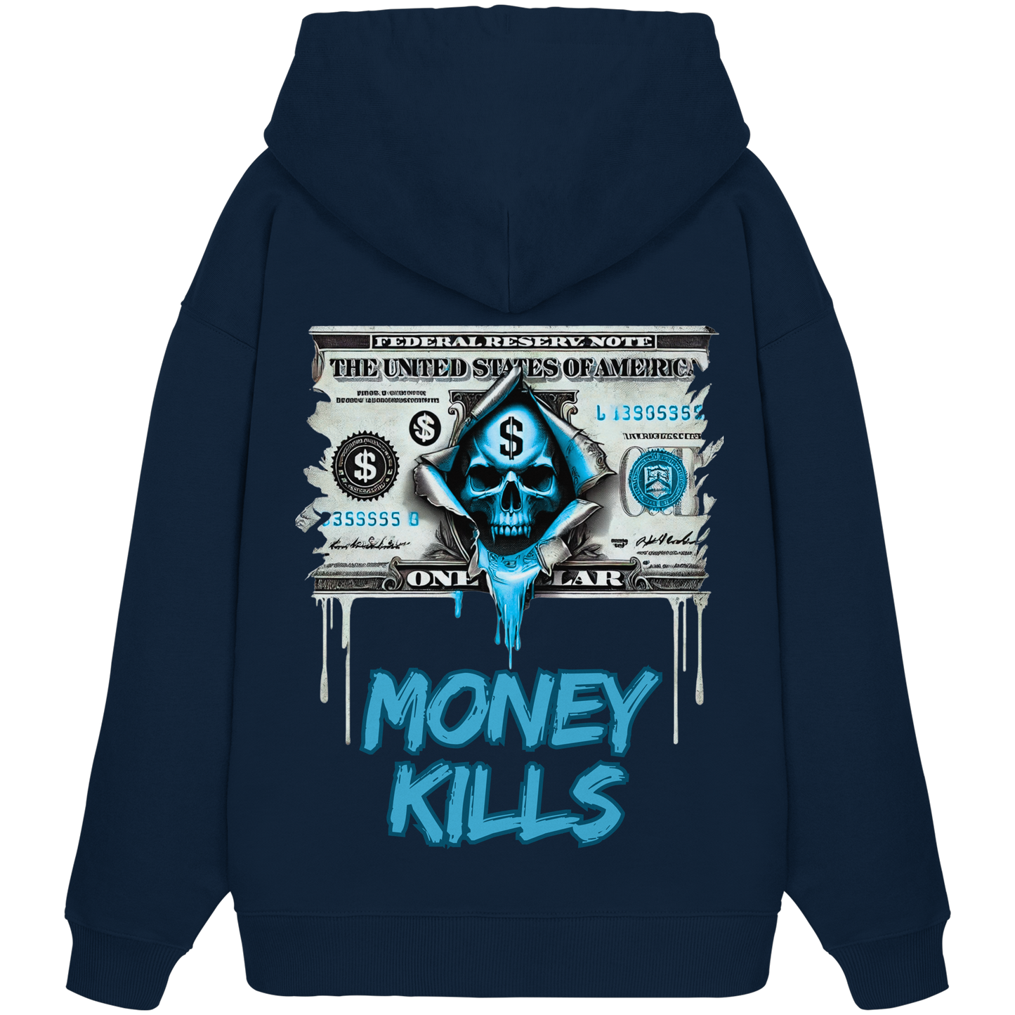 Money Kills - Organic Oversize Hoodie