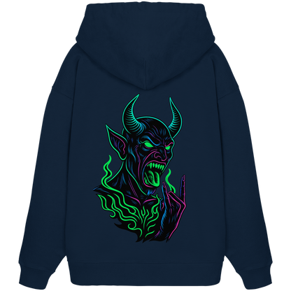 Neon Hellfire - Organic Oversize Hoodie