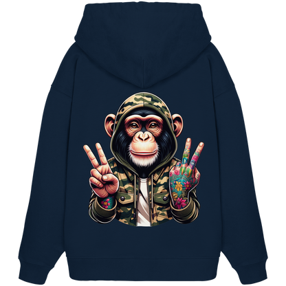 Jungle Ink Monkey - Organic Oversized Hoodie