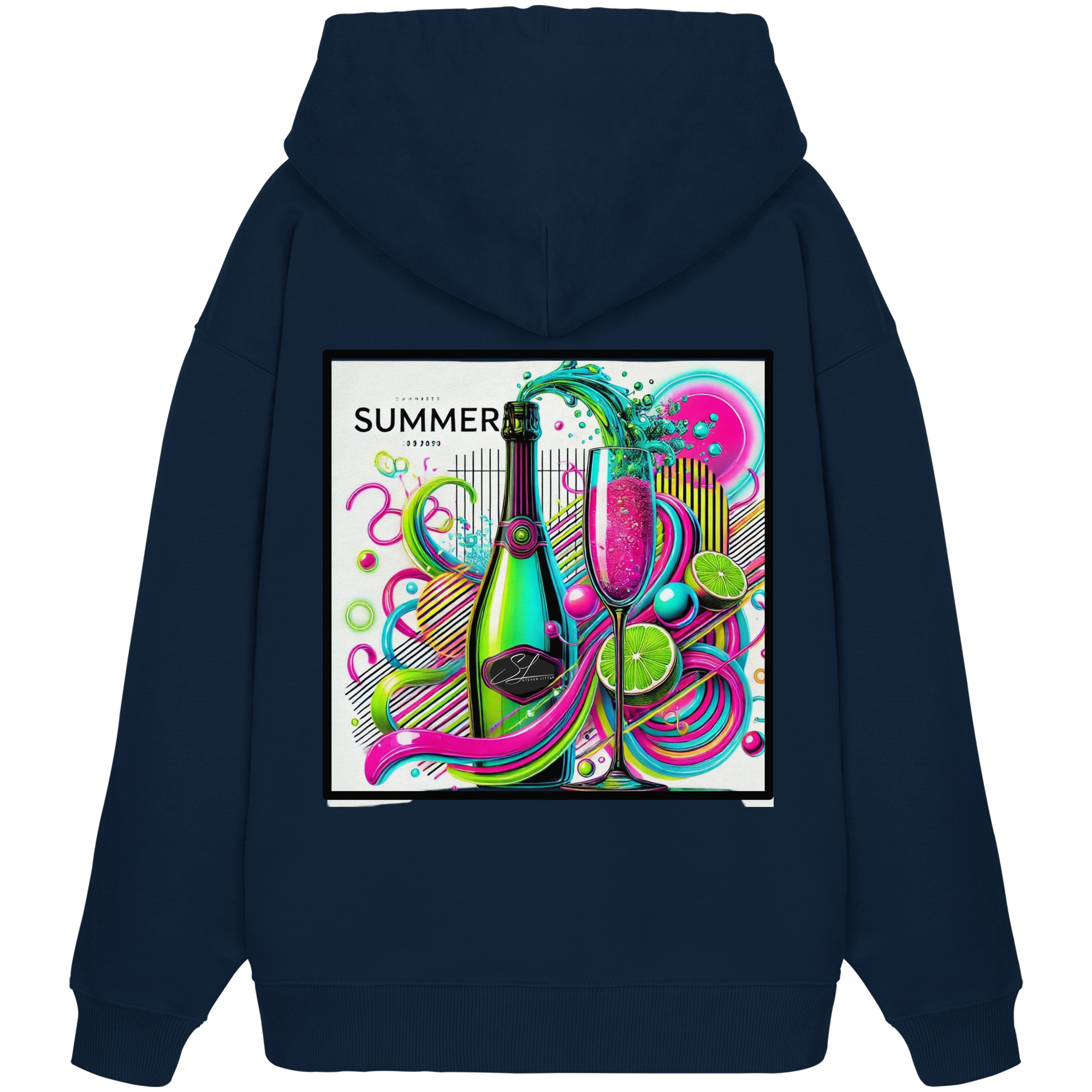 Neon Fresh - Organic Oversize Hoodie