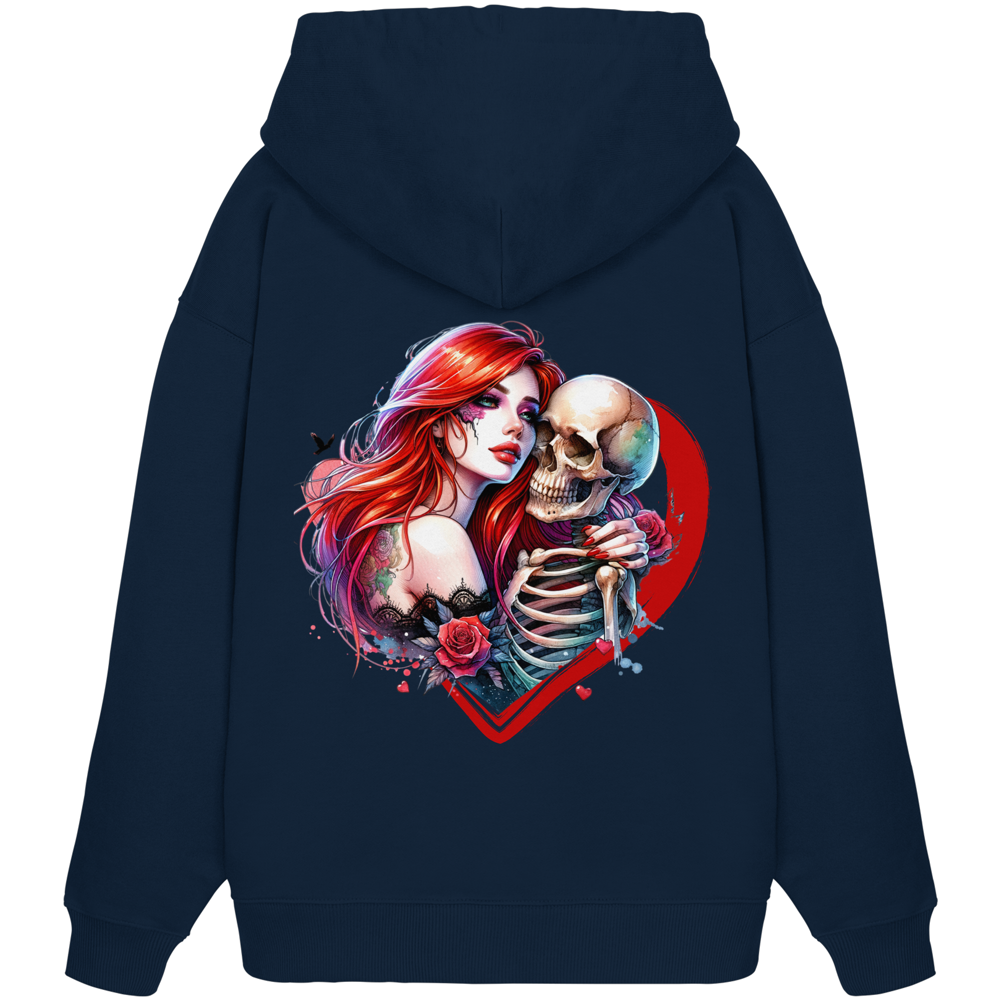 Forever Love - Sweat à capuche oversize bio