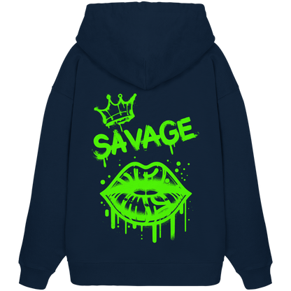 Kiss of Attitude - Organic Oversize Hoodie