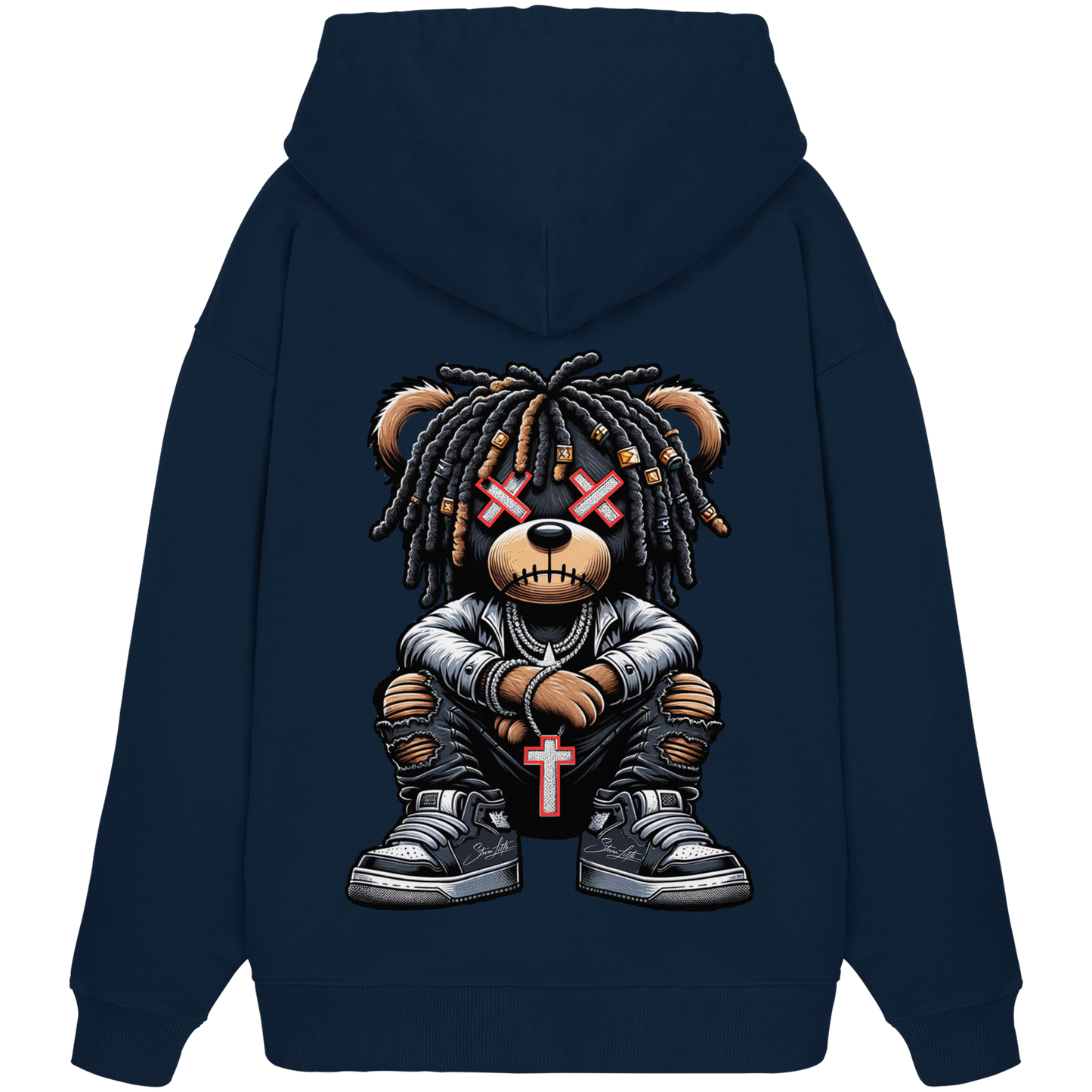 Badass Teddy - Organic Oversized Hoodie