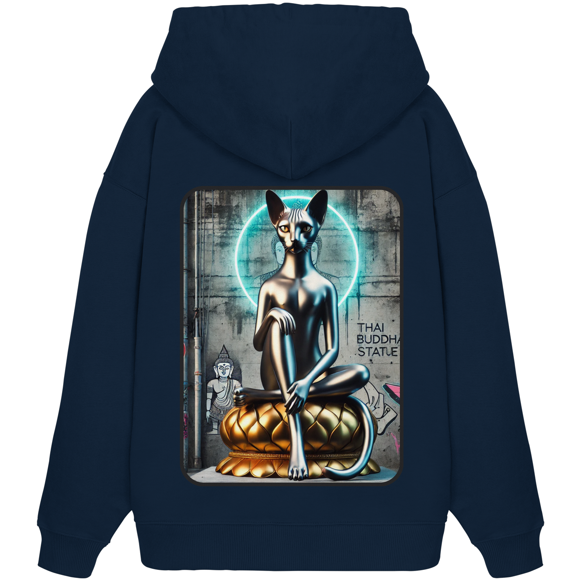 Mystic Cat - Organic Oversize Hoodie