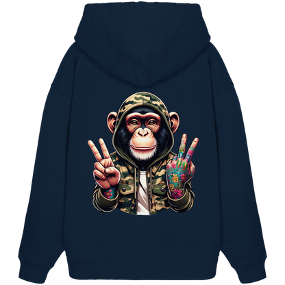 Jungle Ink Monkey - Organic Oversize Hoodie