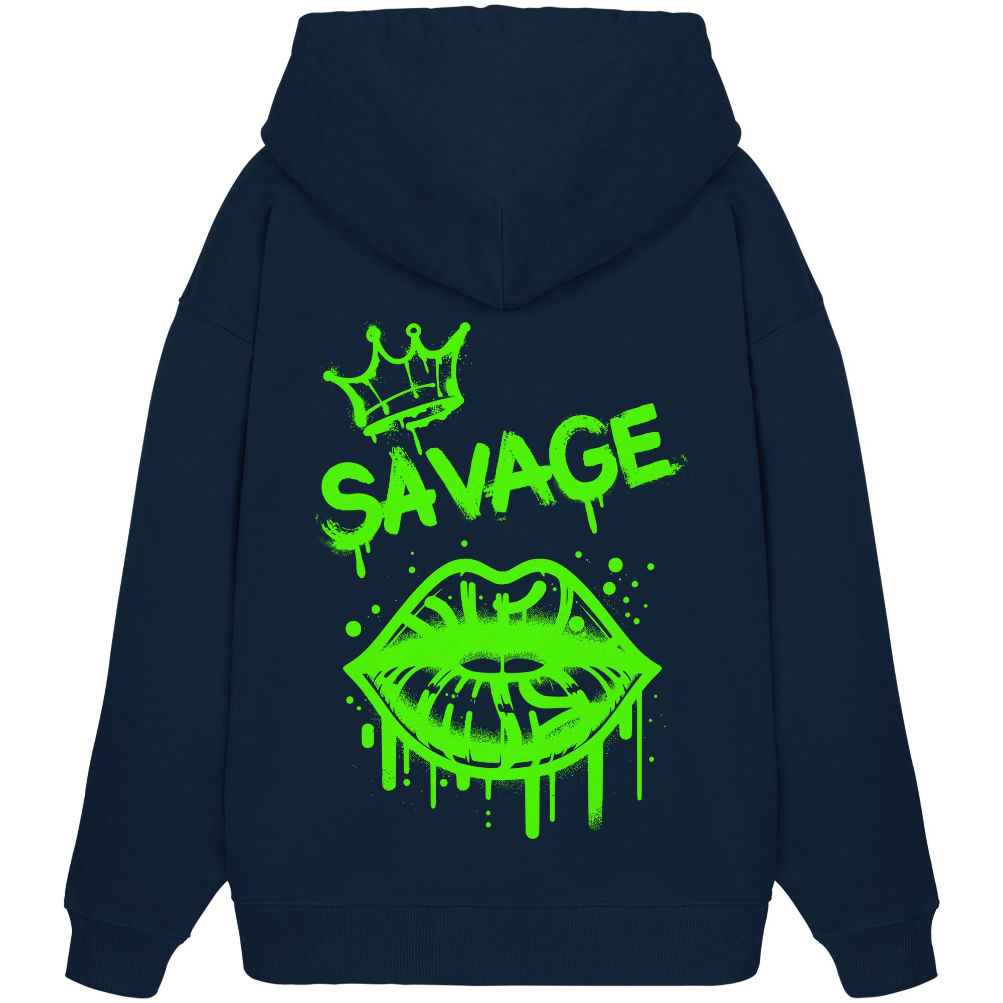 Kiss of Attitude - Organic Oversize Hoodie