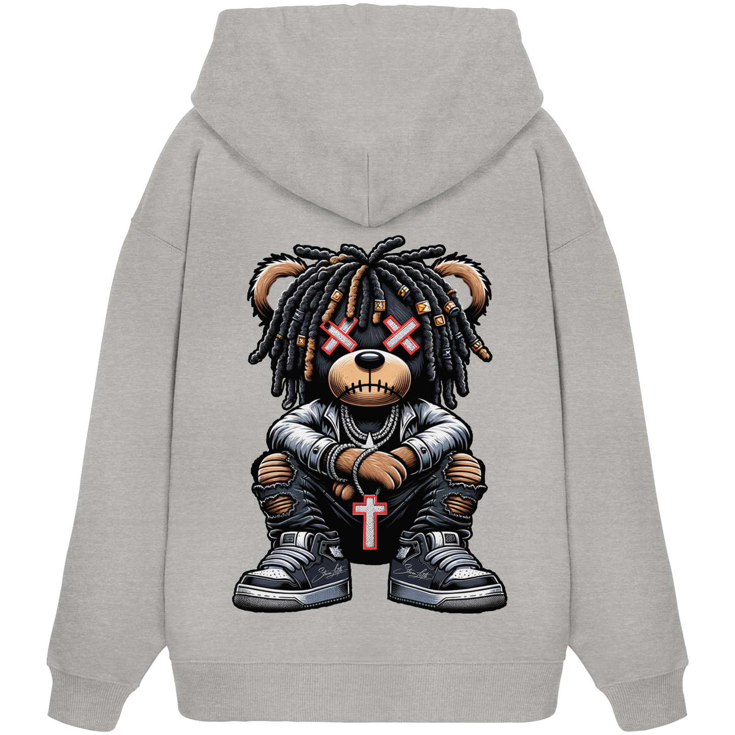 Badass Teddy - Organic Oversized Hoodie