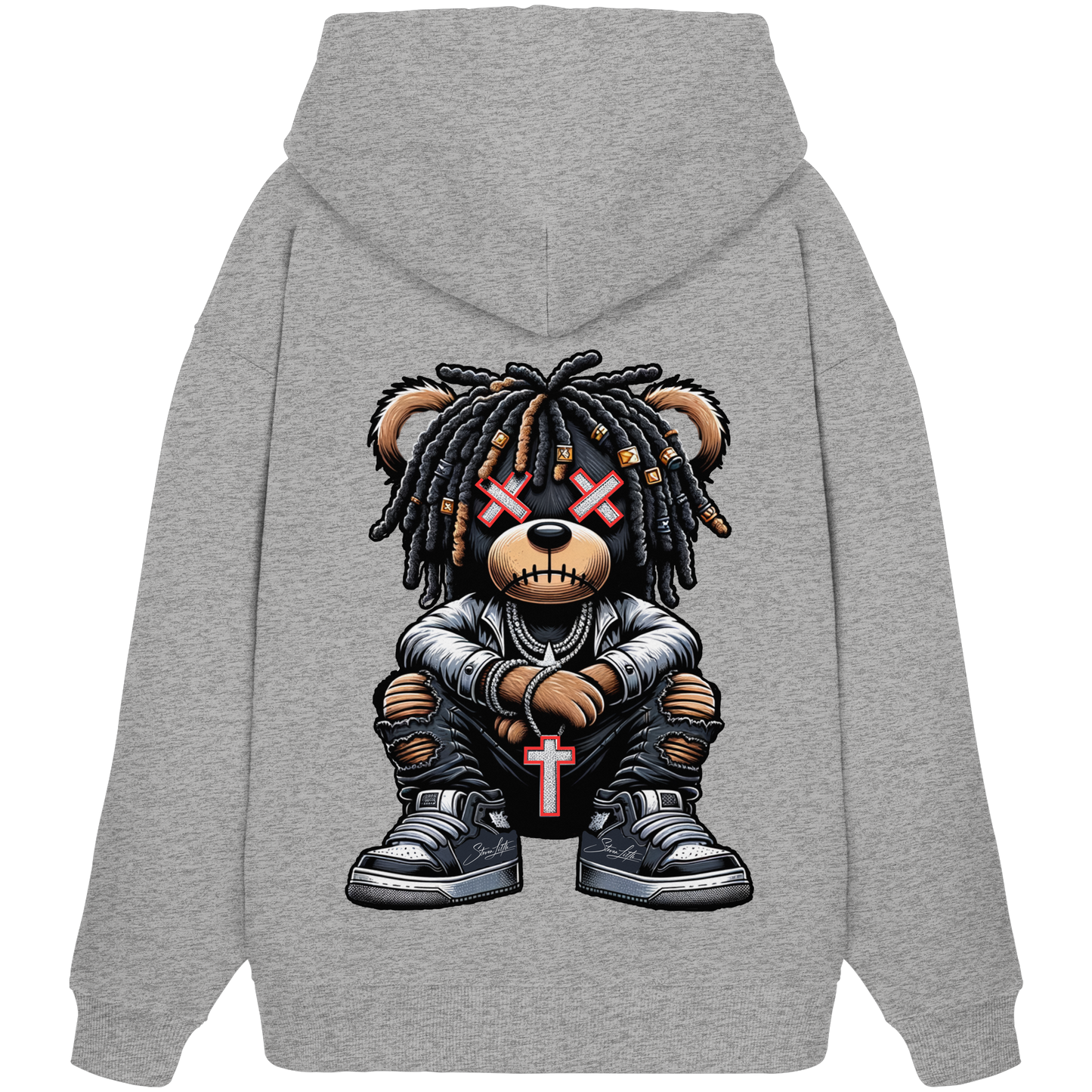 Bad Ass Teddy - Organic Oversize Hoodie