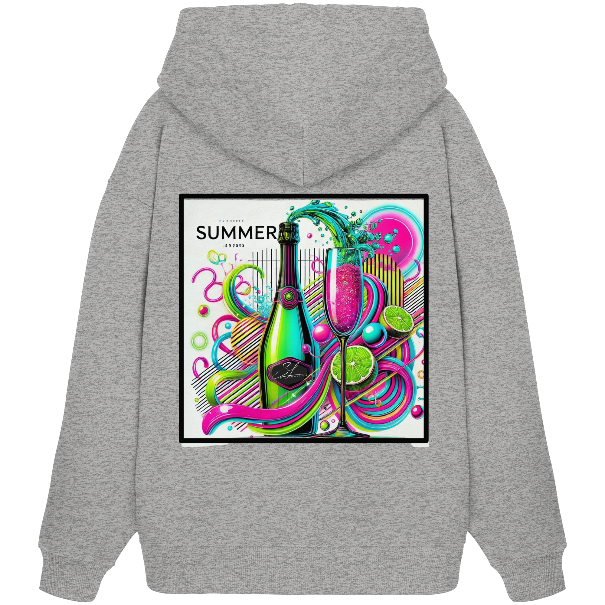 Neon Fresh - Organic Oversize Hoodie