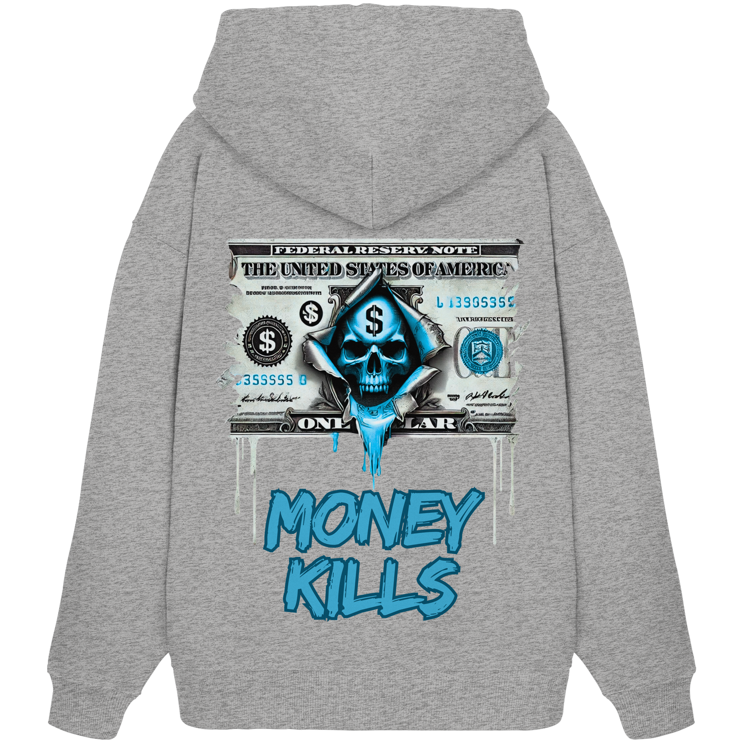 Money Kills - Organic Oversize Hoodie
