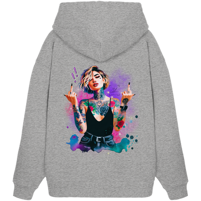 Rebel Rose - Organic Oversize Hoodie