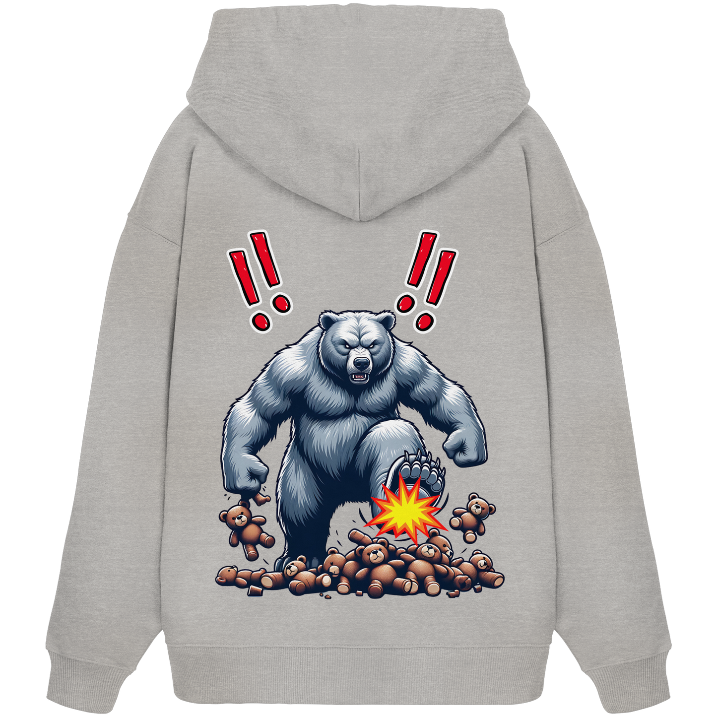 Teddy Terror - Organic Oversized Hoodie