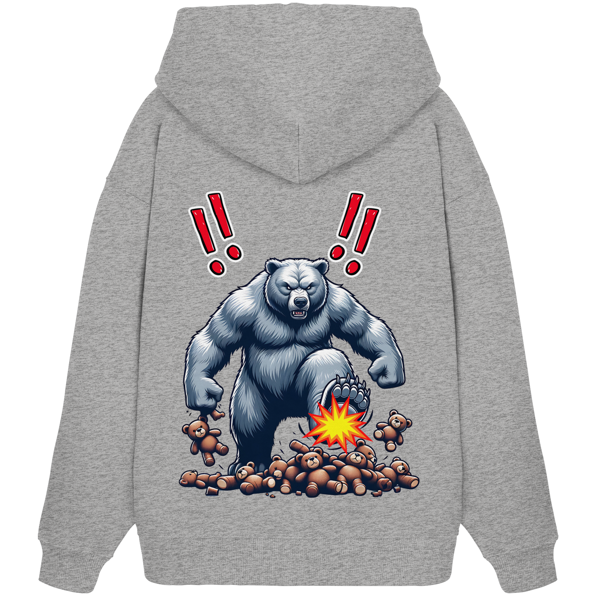 Teddy Terror - Organic Oversize Hoodie