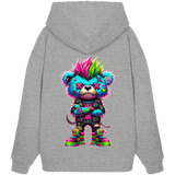 Punk Neon Teddy - Organic Oversize Hoodie