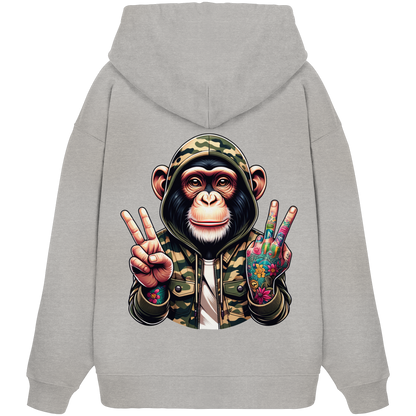 Jungle Ink Monkey - Organic Oversized Hoodie
